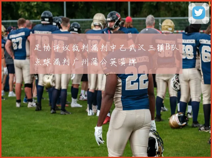 足协评议裁判漏判中乙武汉三镇B队点球漏判广州蒲公英黄牌